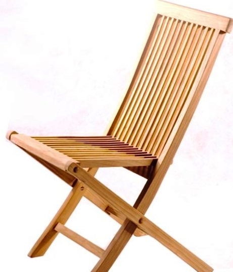 Удобный складной стул со спинкой