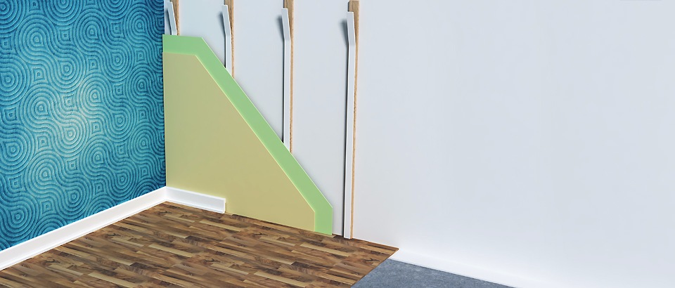Основной набор материалов для шумоизоляции стен в квартире