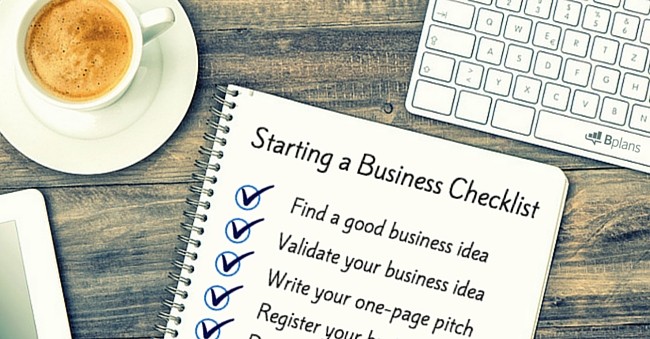 Starting a Business Checklist Bplans