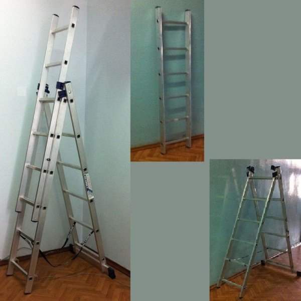 Лестница 2-х секционная – применяем в ремонте