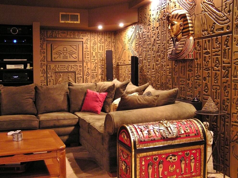 Египетский стиль в современном интерьере